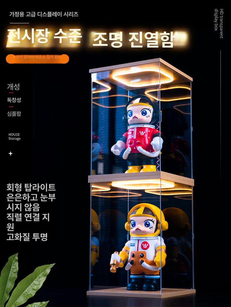 피규어 프라모델 아크릴 보관함 진열장 케이스 장식장 10cm 20cm 60cm - 상세 이미지 2