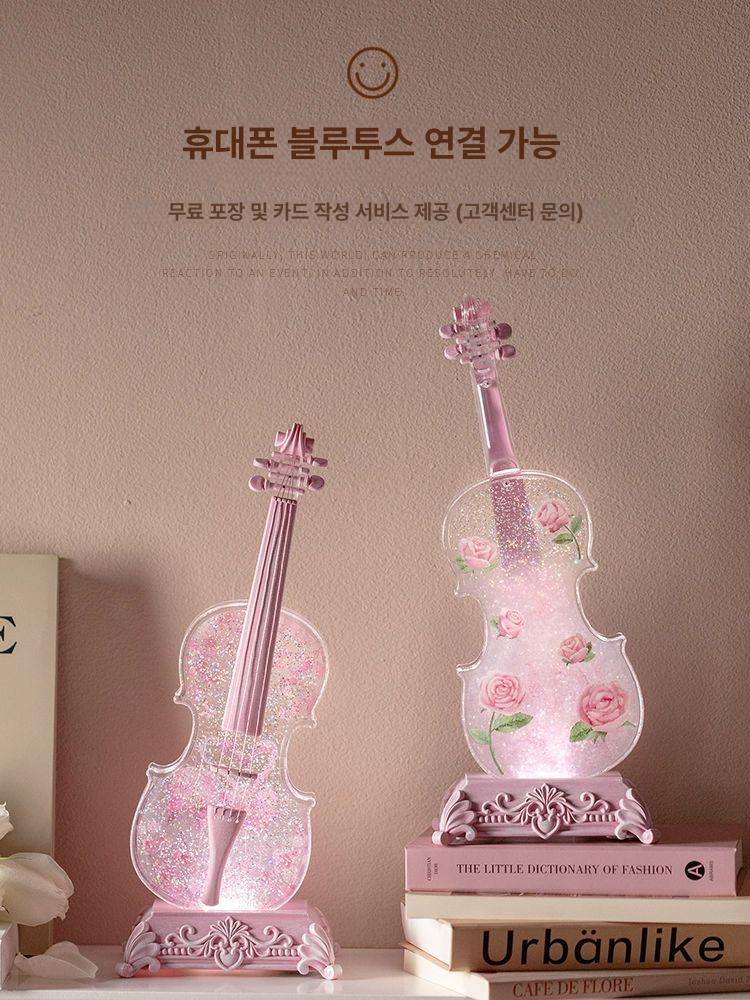 오르골 무드등 눈사람 대형 움직이는 소품 인테리어 기차 발레 걸 스타일 - 상세 이미지 5