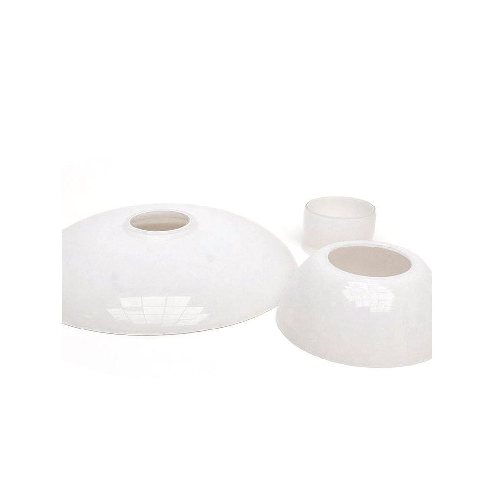화이트 유리 조명 갓 교체용 플로어 스탠드 펜던트 겸용 소형 7.9x4.8cm - 상품 이미지