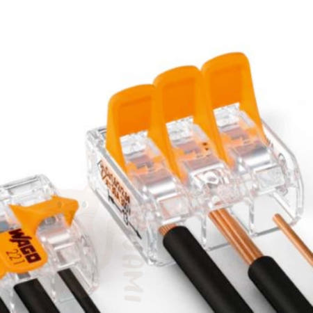 먐미 독일 원터치 전선커넥터 2273-203 3개 전선콘넥터 전기배선 전기선연결클립