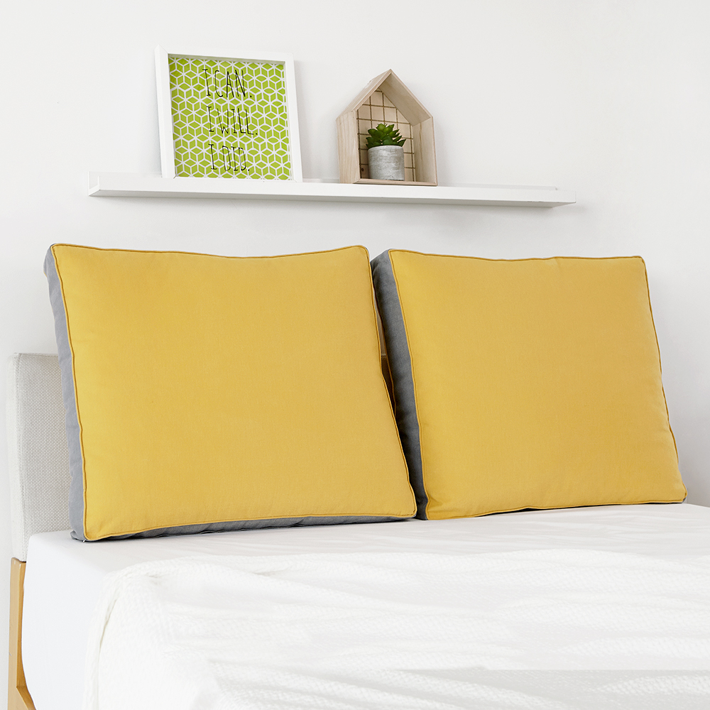 직사각 대형 등받이 쿠션 쇼파 등쿠션 침대 60x70