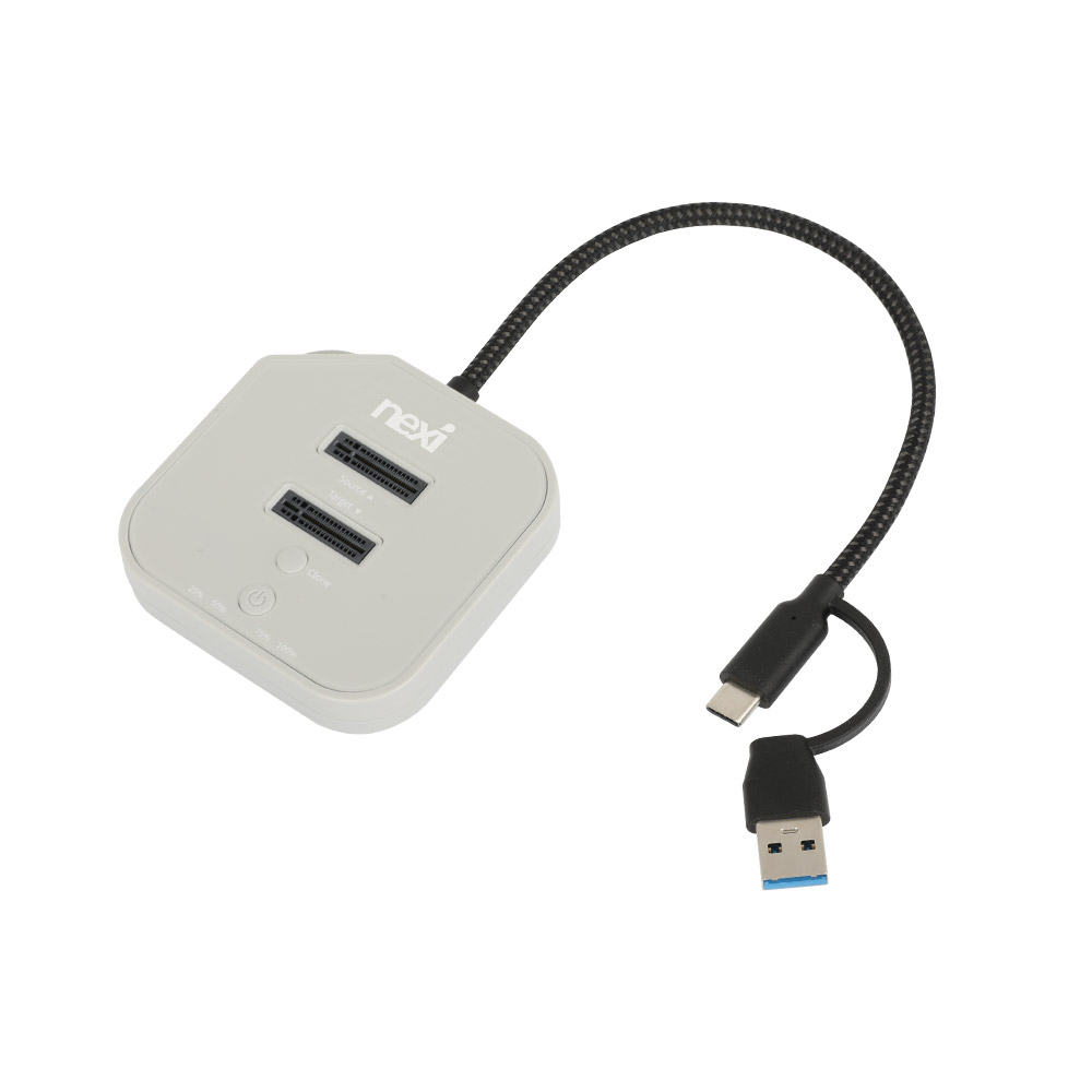 듀얼 도킹스테이션 USB3.2 Gen2 NVMe - 상품 이미지
