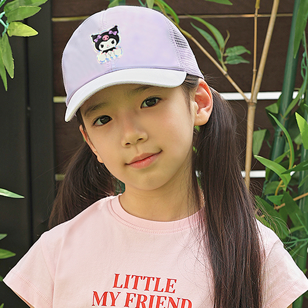 산리오 홀리메쉬 볼캡 시나모롤 쿠로미 여아 유아 어린이 키즈 초등학생 캡모자 여름모자 - 상세 이미지 3