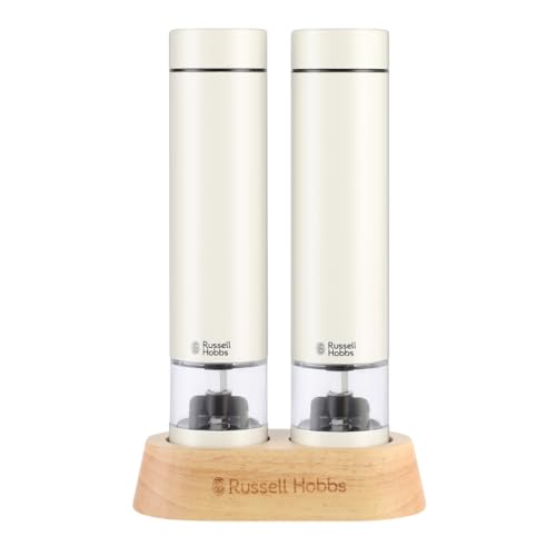 러셀홉스(Russell Hobbs) [2026년 모델] 전동밀 소금&후추 미니 화이트 7935JP-WH 흑후추 암염