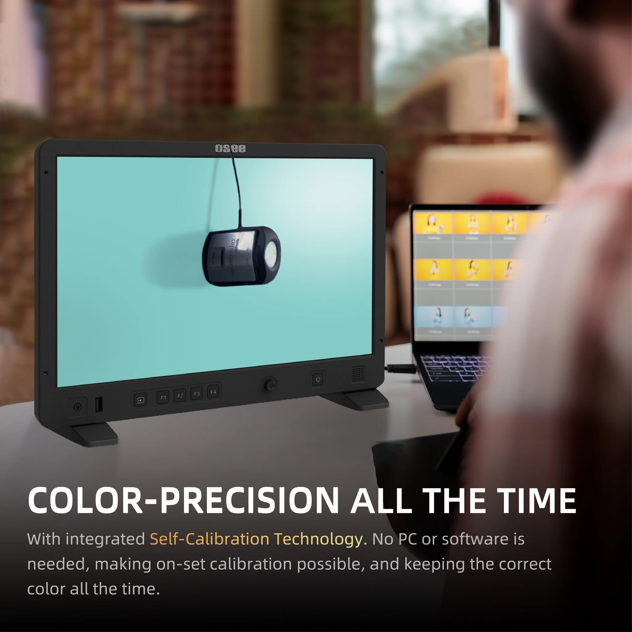OSEE MEGA 15S 15.4인치 카메라 필드 모니터 1500nits 셀프 캘리브레이션 - 상세 이미지 5