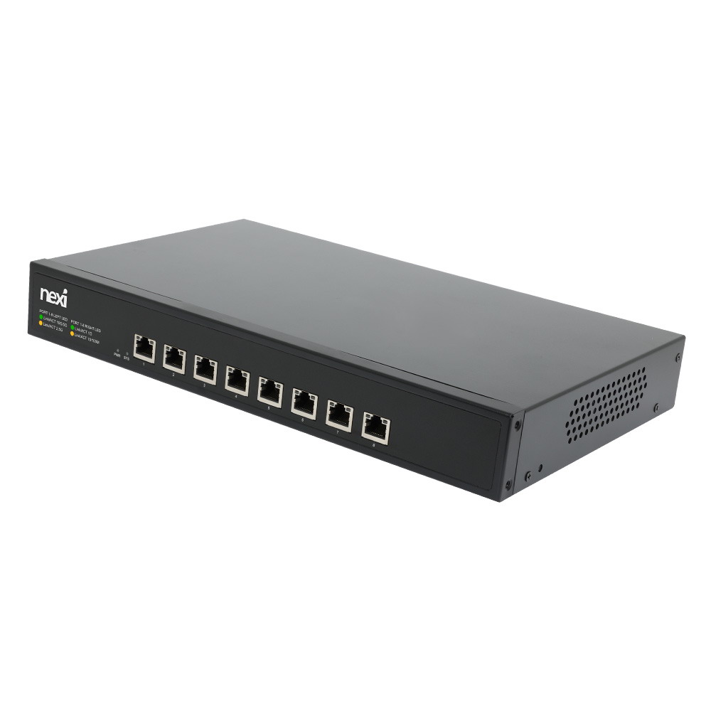 넥시 8포트 10G IGMP 스위칭허브 NX-AN1008 NX1564 - 상품 이미지