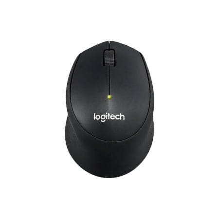 로지텍코리아 M280 인체공학 나노 수신기 무선 마우스 블랙