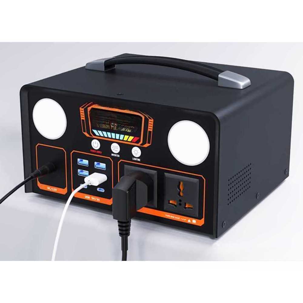 인산철 파워뱅크 밧데리 산업용 노지캠핑준비 낚시용 600W/50000mAh / 90W 고속충전 - 상품 이미지