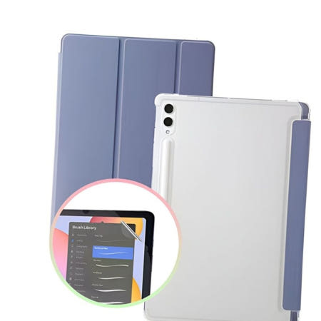 필름 라이트 마그네틱 케이스+종이질감 드로잉 갤럭시탭S10