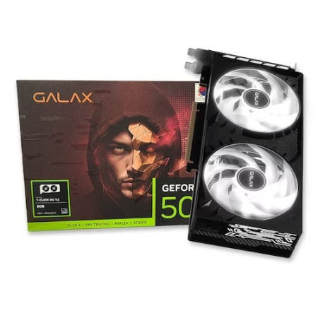 갤럭시 GALAX 지포스 RTX 5050 BLACK OC V2 D6 8GB DUAL HDMI 그래픽카드