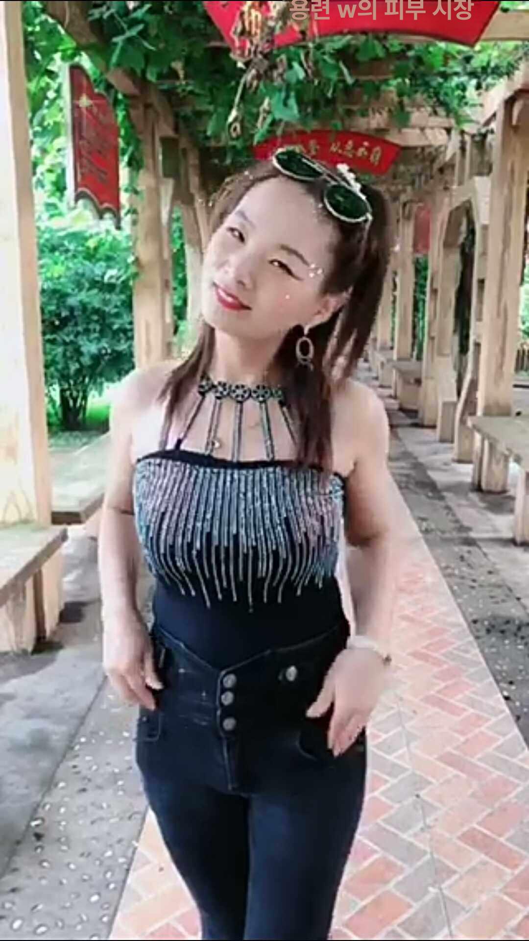 댄스복 민소매 나시 고고 트로트 장구 라인 난타 줌바 컬러풀 엑스트라 라지 80-120kg - 상세 이미지 2