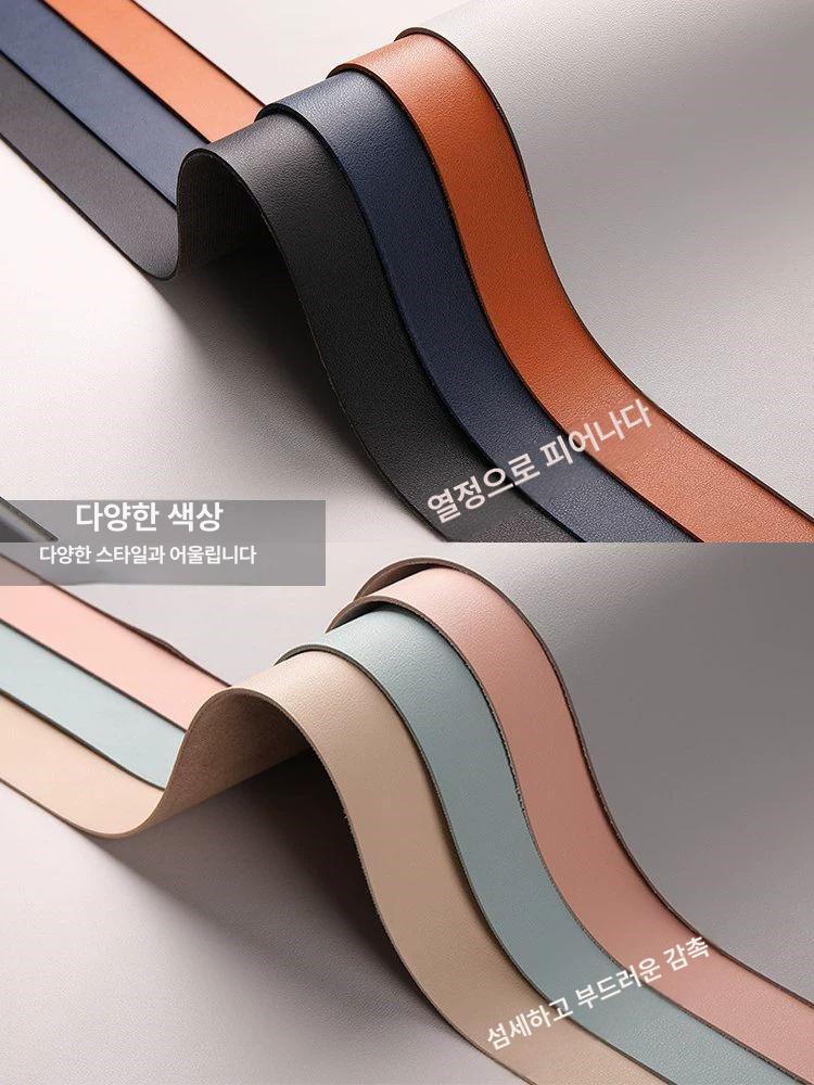 식탁매트 대형실리콘매트 테이블보 유럽감성 오렌지옐로우 80x140cm - 상세 이미지 4
