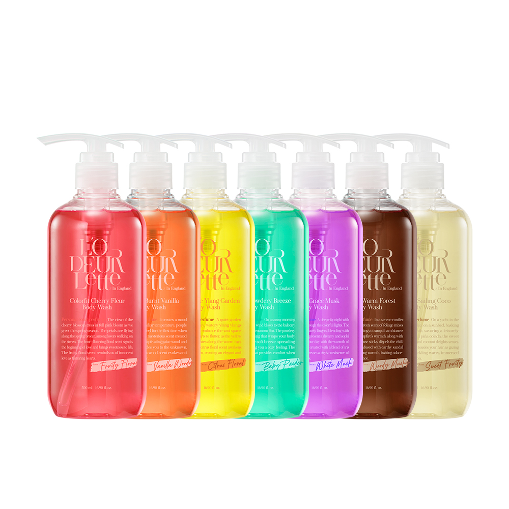 로더렛 컬러핏 퍼퓸 바디워시 500ml - 상품 이미지