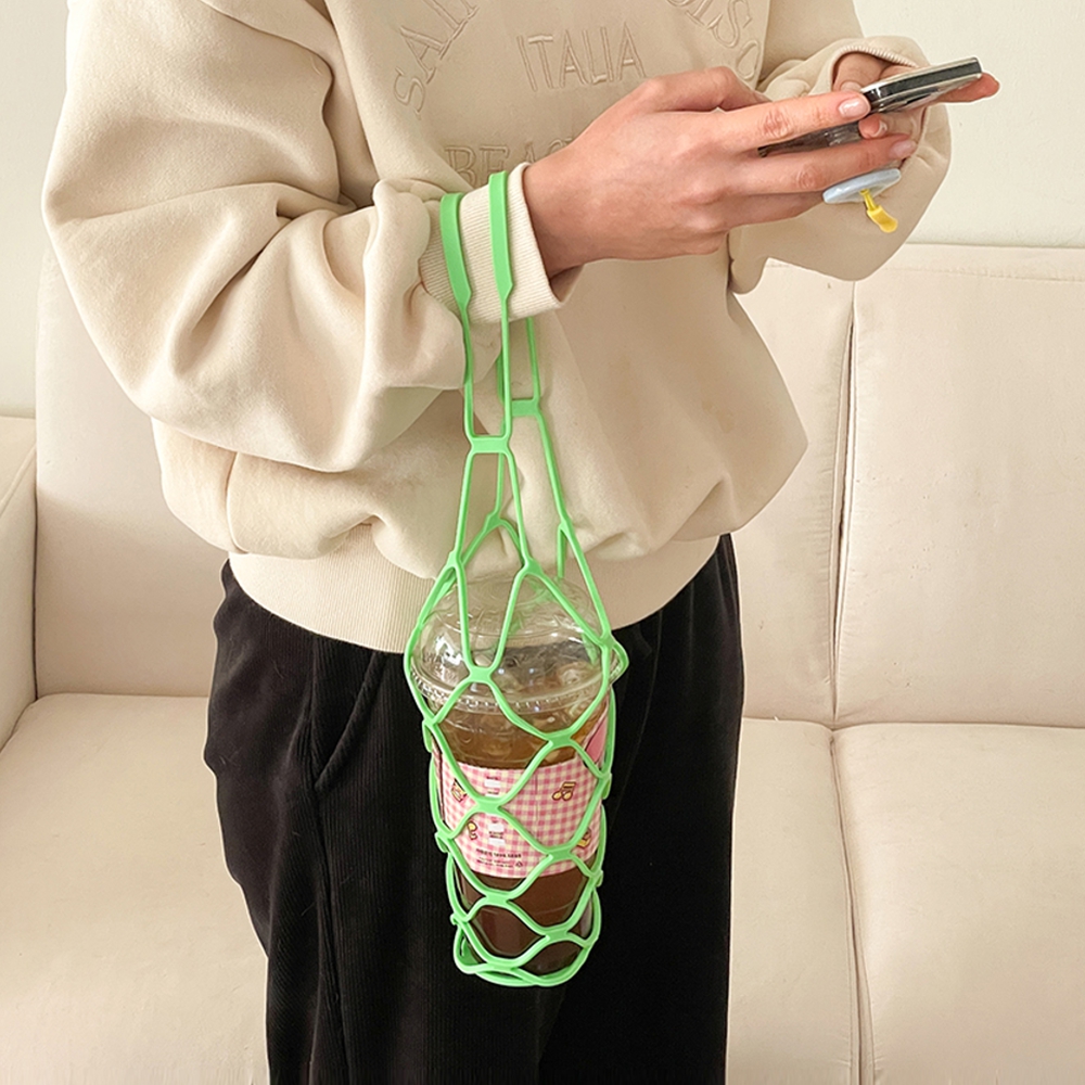 텀블러캐리어 1+1 테이크아웃컵홀더 코스터 그물망 - 상품 이미지