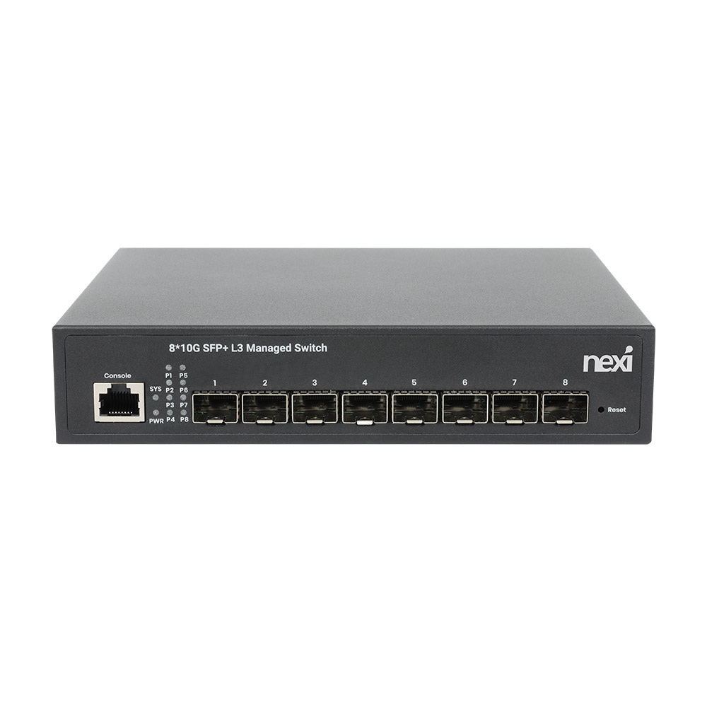 넥시 8포트 SFP+ L3 관리형 10G 스위칭허브 NX-AE3008F-L3 NX1578 - 상세 이미지 2