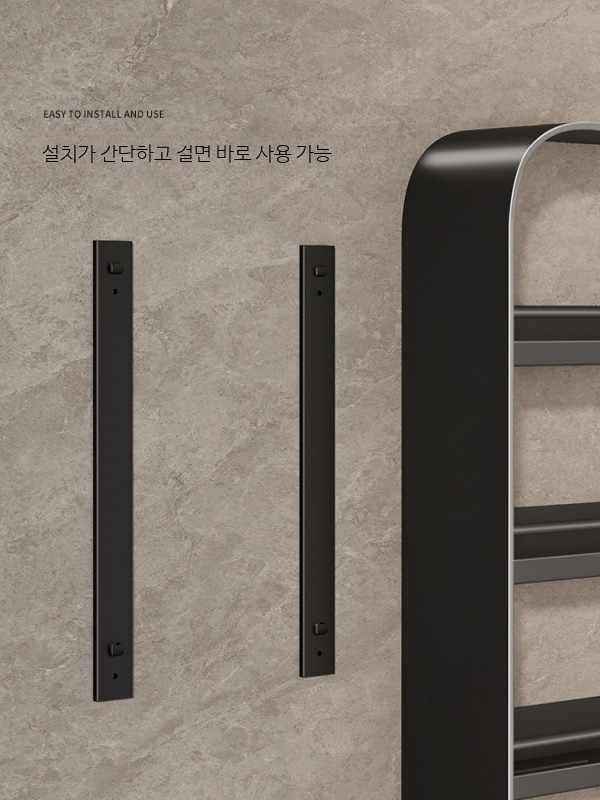 욕실 벽걸이 선반 다용도 화장실 수납 정리대 화장품 거치대 소품 보관 - 상세 이미지 2