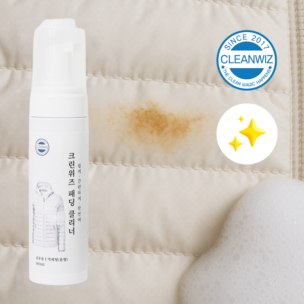 크린위즈 패딩 잘지워지는 얼룩제거 패딩클리너 180ml, 1개 - 상품 이미지