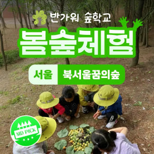 [6인이하] 북서울꿈의숲 오감폭발 봄 숲체험 by 반가워숲학교 솔직 후기 | 실사용자 리뷰 분석 - 상품 이미지 1