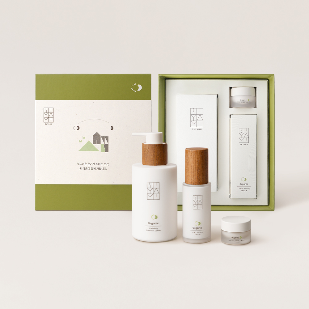 수야무 오가닉 데이타임 세트 (세럼 50ml+로션 240ml+크림 10g) - 상품 이미지