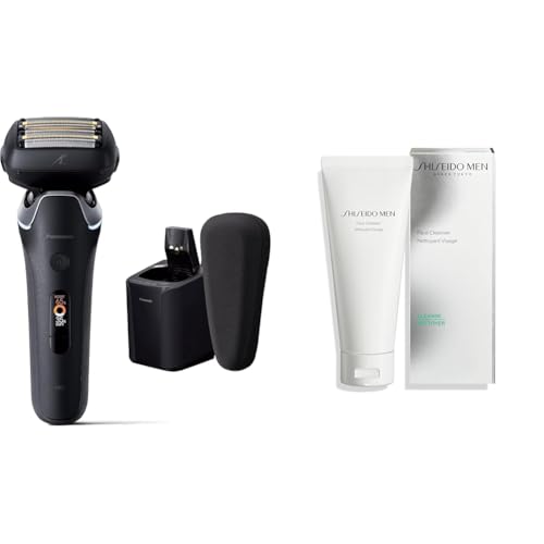 파나소닉(Panasonic) 람대쉬 PRO 6중날 면도기 ES-L690U-K 크라프트 블랙 [세트] 시세이도 맨 페이스 클렌저