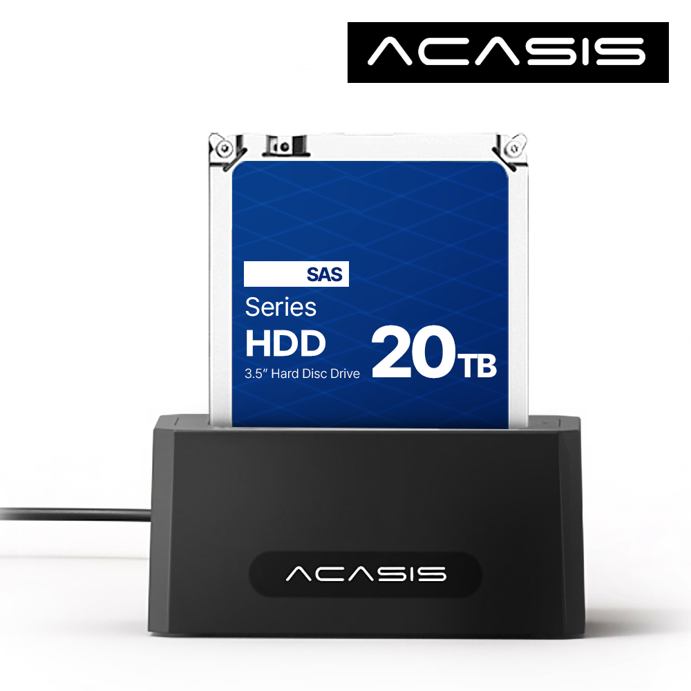 아카시스 EC5351 SAS SATA 도킹스테이션 EXOS 하드디스크 20TB - 상품 이미지