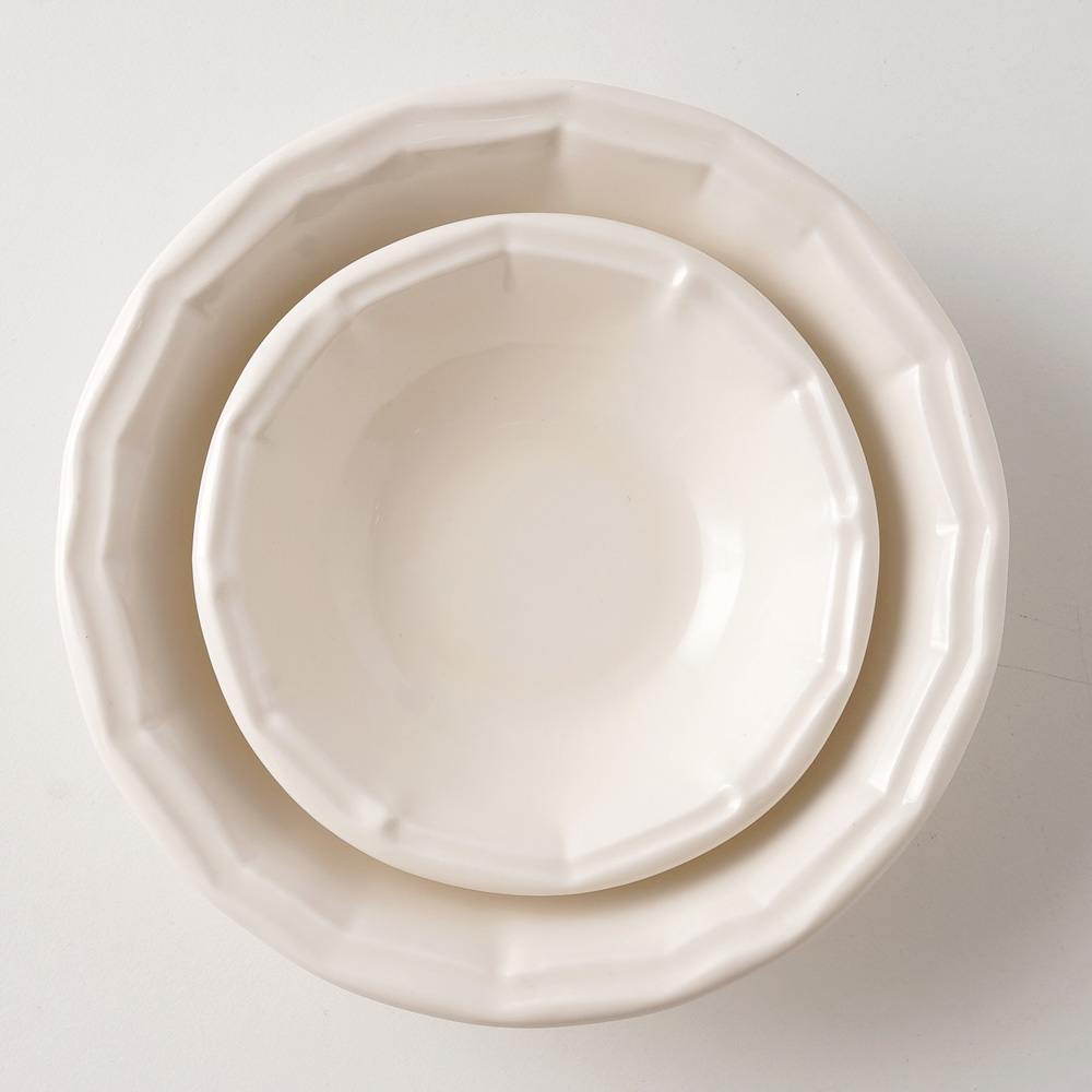 라피오레타 프리마베라 빈티지 스테이크 디저트 플레이팅 접시 12cm, 앞접시 화이트 - 상세 이미지 3