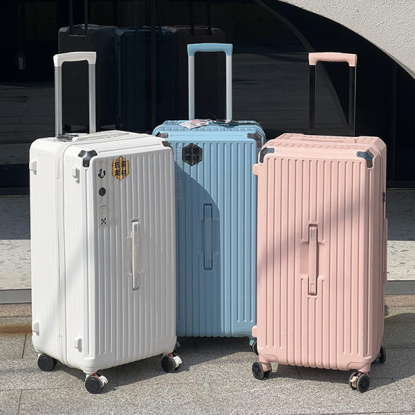 [캐리어 2종 세트] 대용량 파스텔톤 TSA 캐리어 64cm(24인치)+79cm(32인치) - 상품 이미지