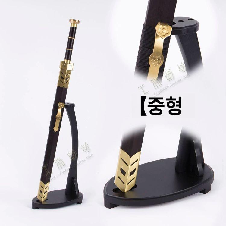 검도용품 목검 스탠드 받침대 죽도 진열대 거치대 대형 거위 59cm (밀도판) - 상세 이미지 3