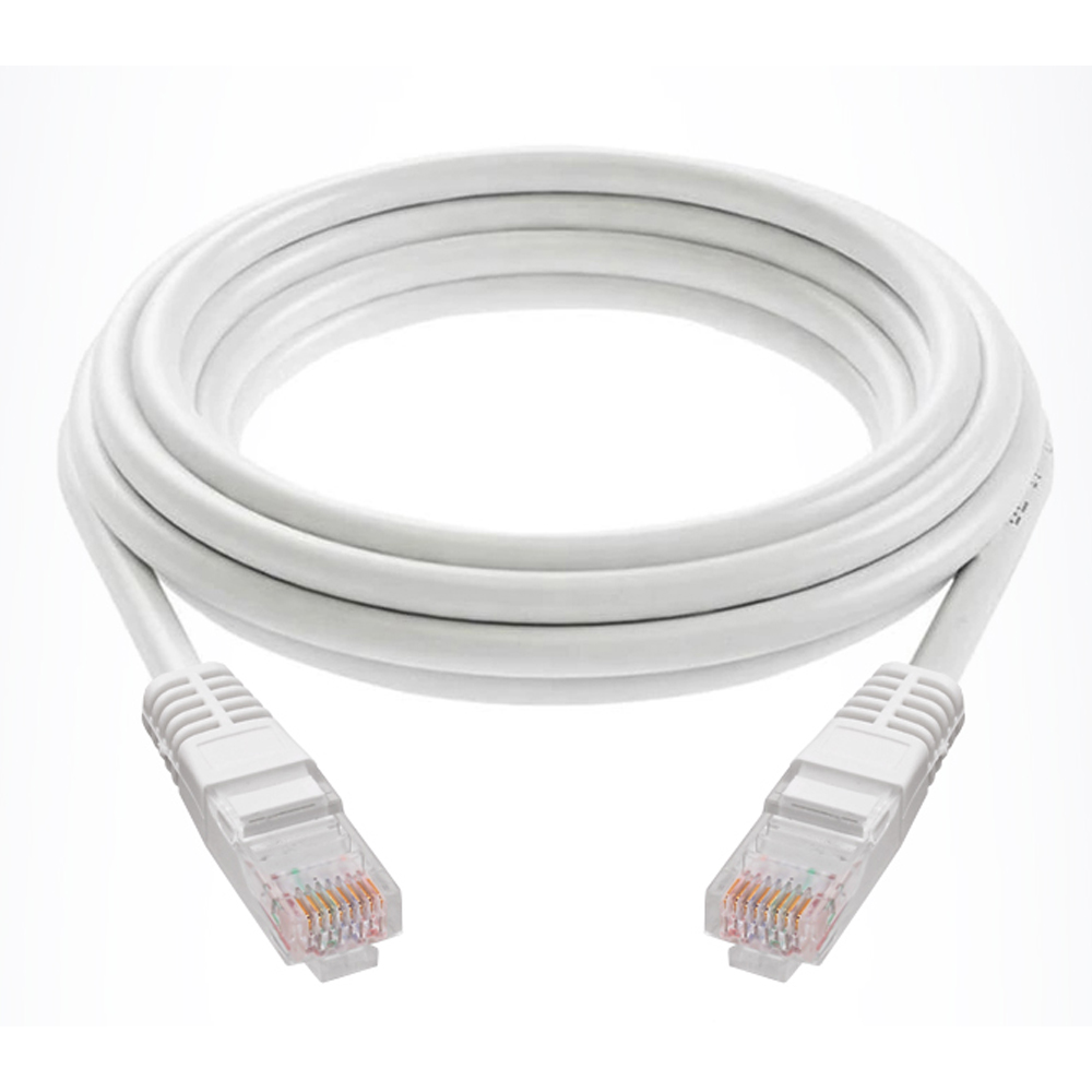 CAT.6 기가비트 이더넷 UTP 랜 케이블 외부간섭차단 1Gbps 전송 TV PC 10m - 상세 이미지 2