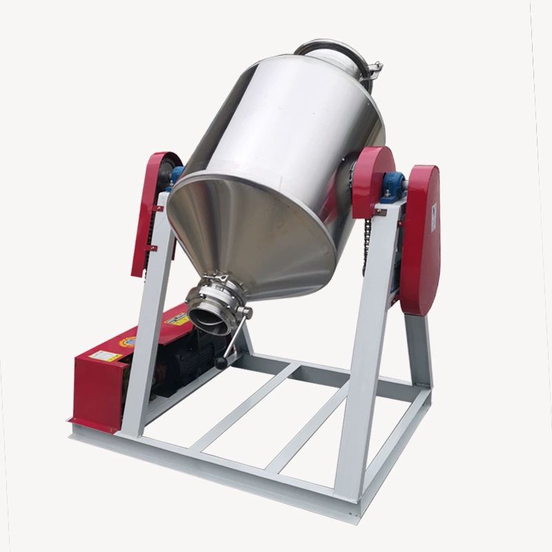 분말 배합기 산업용 혼합 가루 교반 생산 균일 설비 버터플라이 밸브 포함 200l(110kg)220V - 상품 이미지