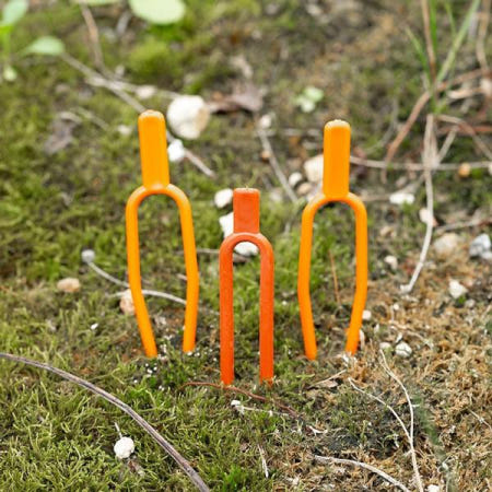 식물줄기고정핀 덩쿨 고정핀 식물줄기 지지대 넝쿨포크 대형 100개입