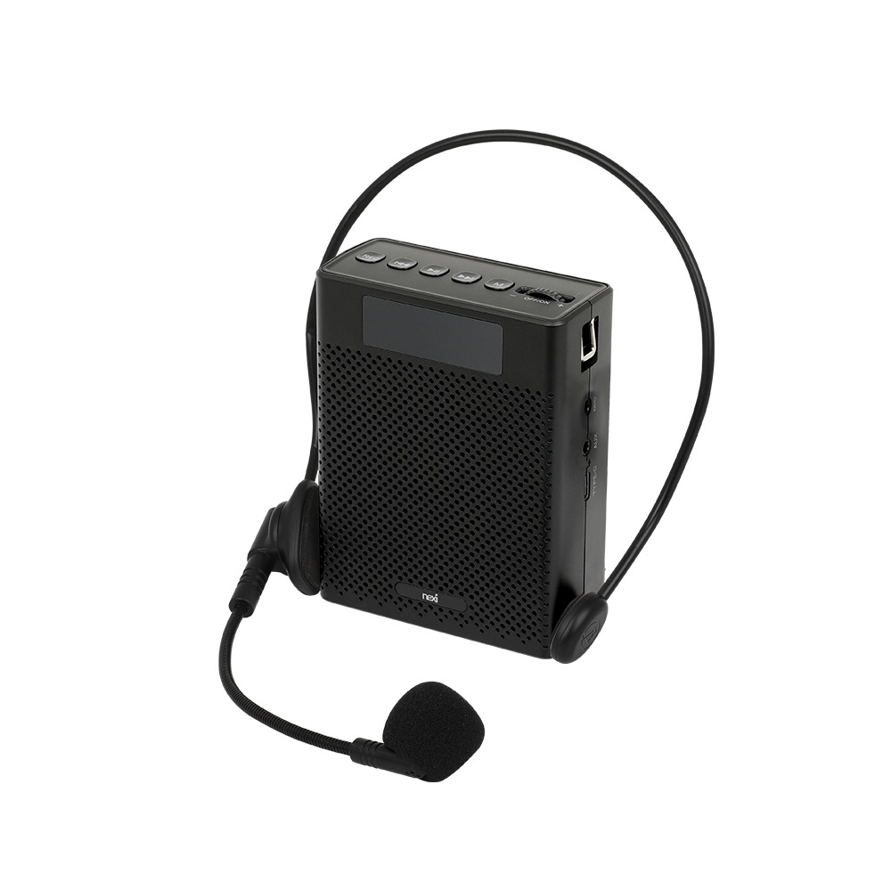 넥시 휴대용 블루투스 마이크 앰프 블랙 NX-BWMIC-B NX1536 - 상품 이미지