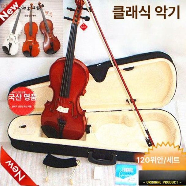 어린이 바이올린 입문용 초등학생 연습용 초보자 교육용 학생 악기 레슨용 선물 - 상세 이미지 2