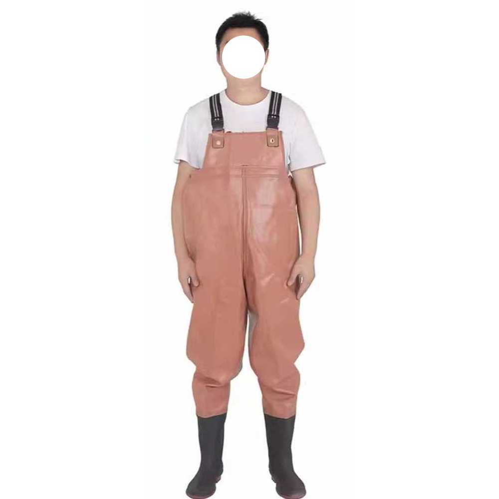 해루질장비 전신 바지장화 고무 가슴장화 갯벌 방수 110D 블랙 반신 멜빵형/사이즈문의 - 상품 이미지