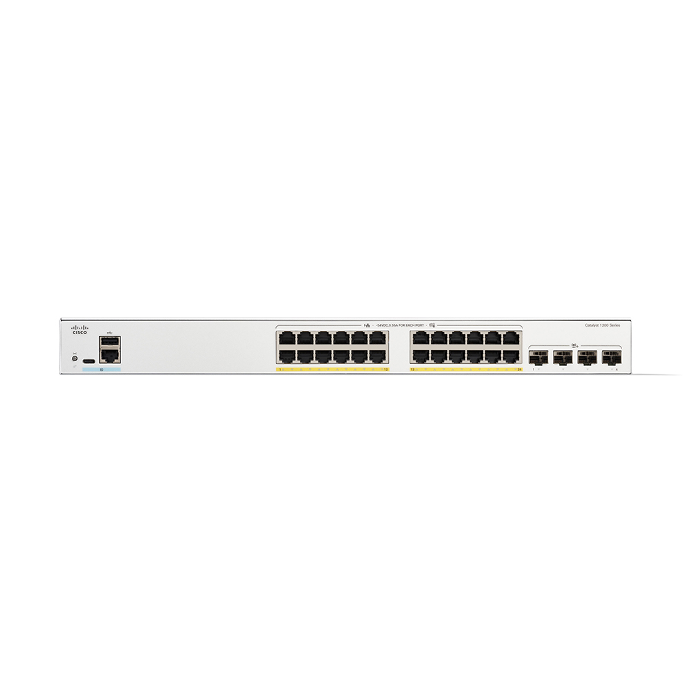시스코 CISCO C1200-24P-4X 24포트 PoE+ 기가비트 스위치 10G 4SFP - 상세 이미지 3