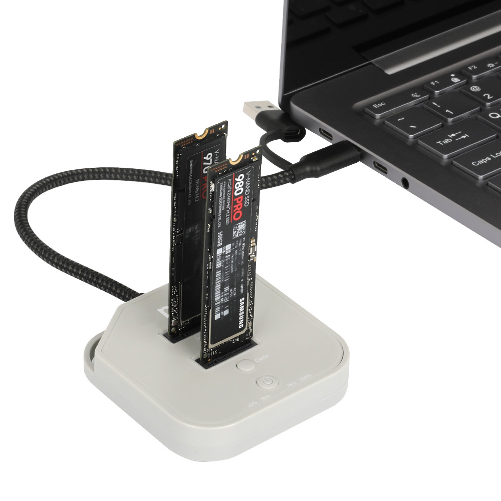 듀얼 도킹스테이션 USB3.2 Gen2 NVMe - 상세 이미지 4