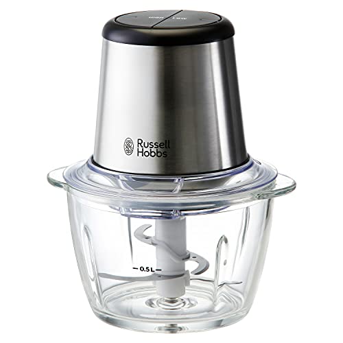 러셀홉스(Russell Hobbs) 푸드 프로세서 전동 믹서 1대 4역 0.5L 미니 쵸퍼 실버 7820JP