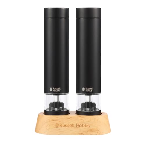 러셀홉스(Russell Hobbs) [2026년 모델] 전동 밀 소금 & 후추 미니 블랙 7935JP-BK 흑후추 암염