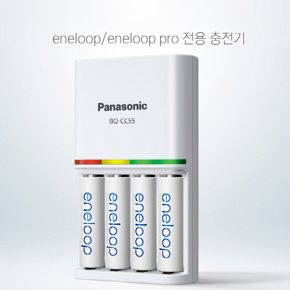파나소닉 스마트 고속 급속 배터리 건전지 충전기 AA AAA 충전겸용 AC 100-240V - 상세 이미지 2