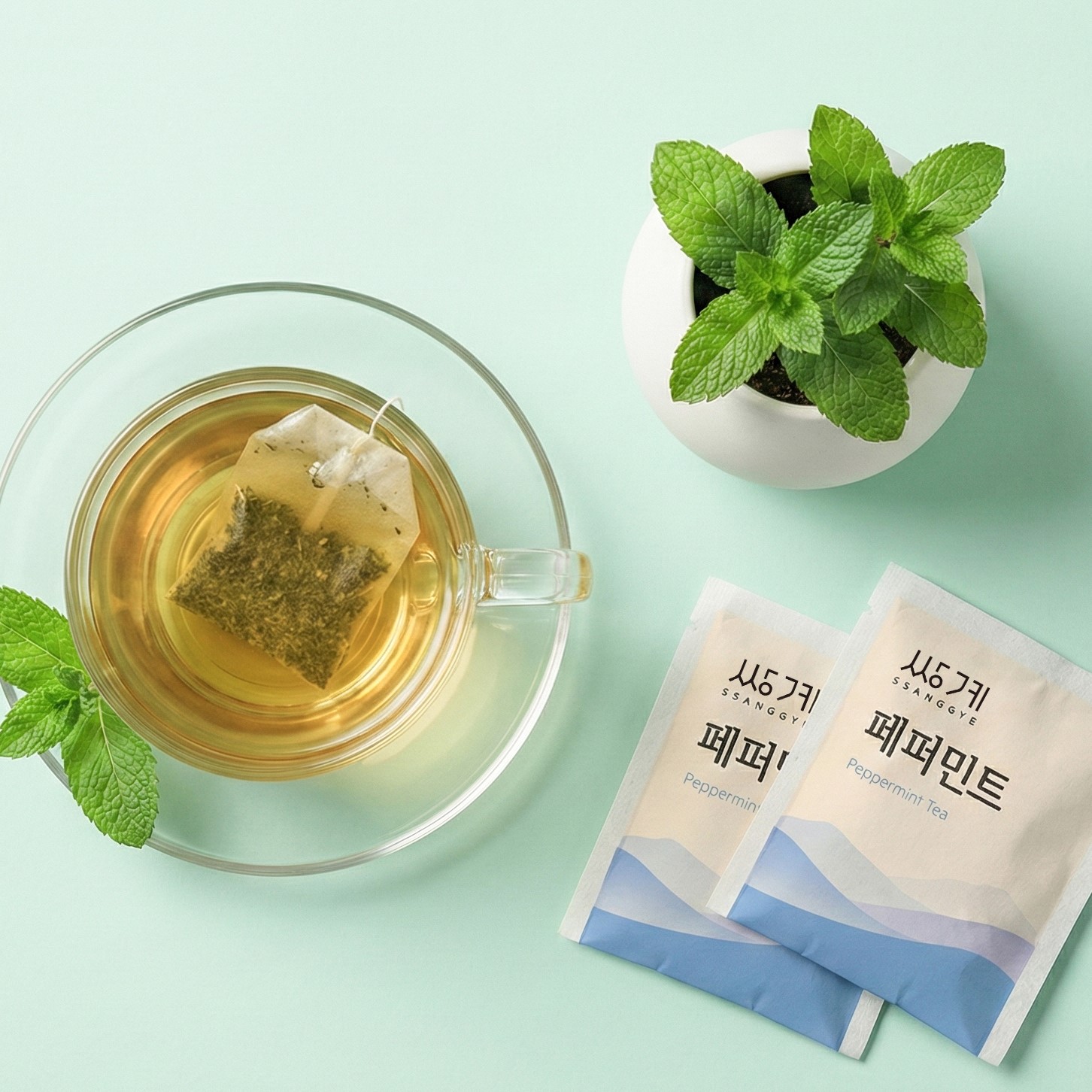 쌍계명차 김동곤 명인이 만든 100티백 14종 누룽지차 캐모마일 페퍼민트 녹차 우엉차 이미지 6