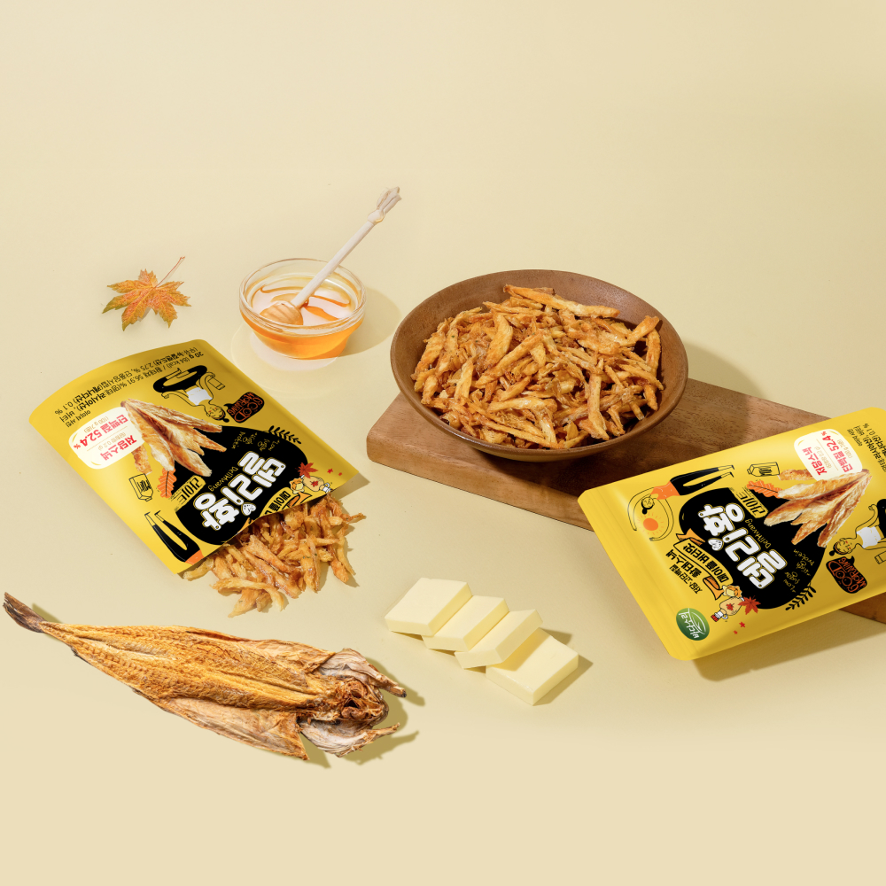 바다소리 저당 단백질 황태 과자 스낵 히트 20g (멕시칸하바네로/메이플버터) 살안찌는 매운 맥주 안주 2봉+2봉 - 상세 이미지 3