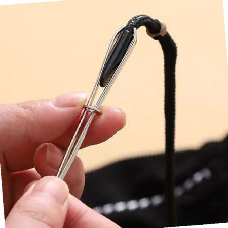 바지 허리 고무줄 교체 삽입 도구 옷 수선 재봉 보조 실용 가정용 쪽집게