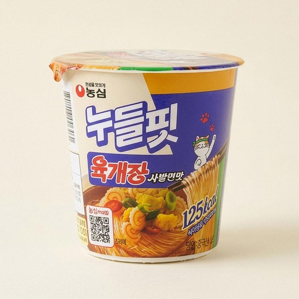 메가마트 농심 누들핏 육개장사발면맛 35.5g