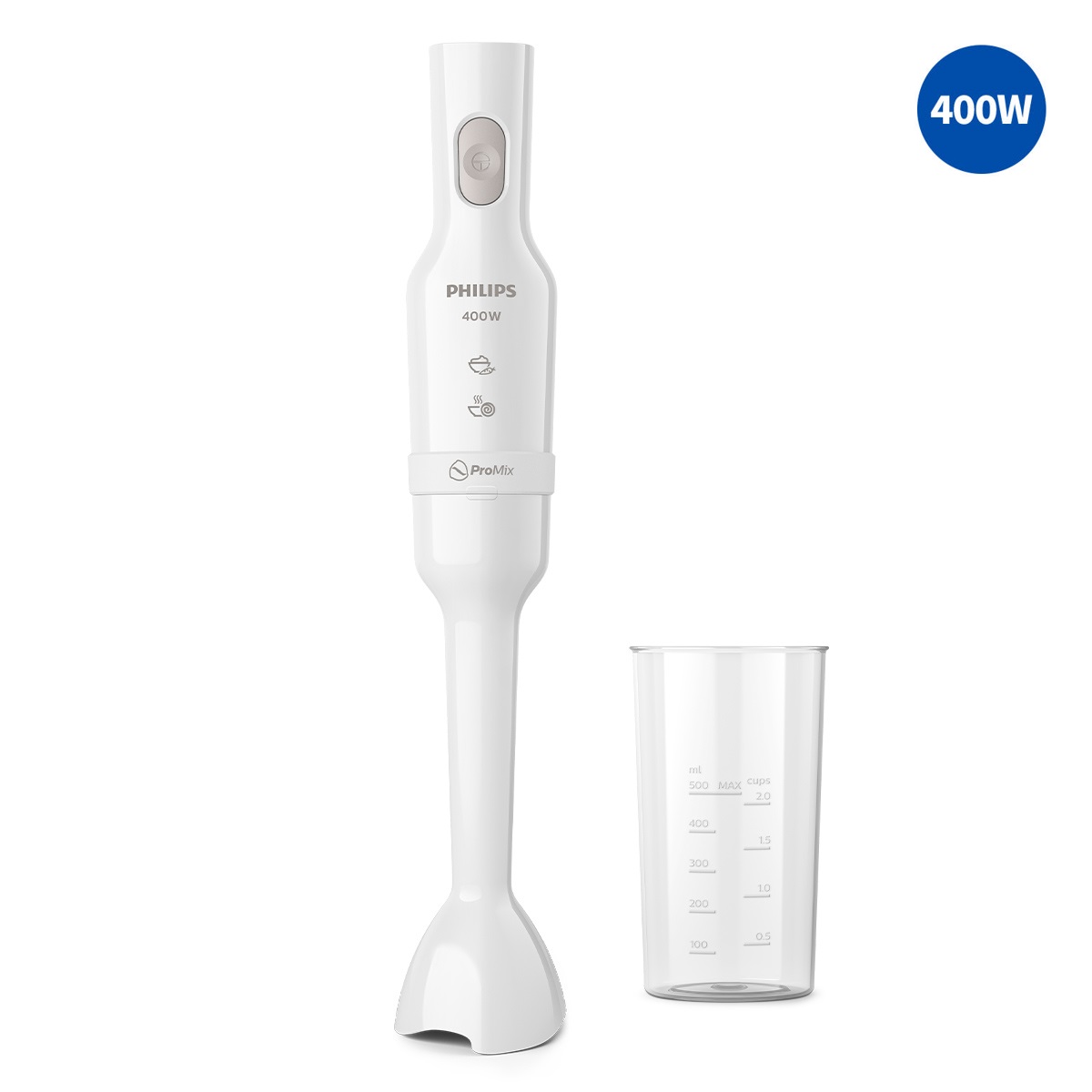 필립스 3000 시리즈 핸드블렌더 비커 구성 HR2520/00 화이트