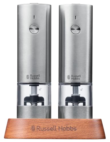 러셀홉스(Russell Hobbs) 충전식 전동 밀 소금 후추 세트 7942JP 통후추 암염