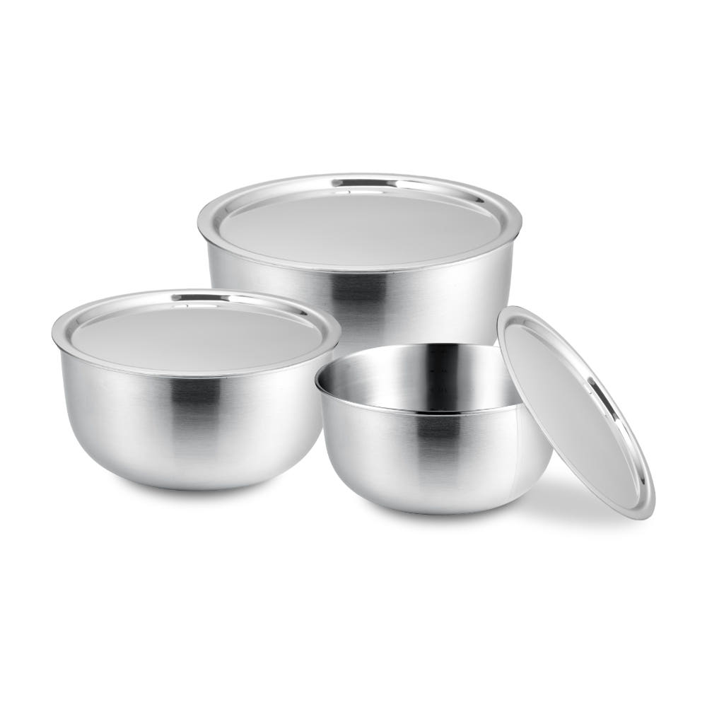 쿡에버 Cook304 스텐 믹싱볼 펀칭볼 2종세트 21cm~ /채반 쌀세척 상품 이미지