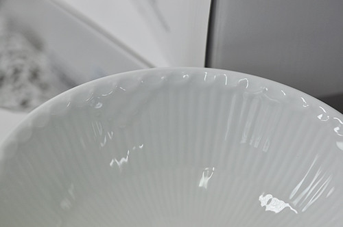(15.5cm 볼, 국공기) 로얄코펜하겐 화이트 플루티드 하프레이스 15.5cm 볼(350ml) 1017288 - 상세 이미지 3
