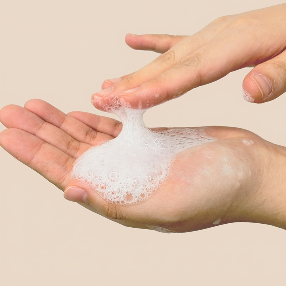 디어로렌 리얼E 약산성 폼클렌징 AHA 각질 저자극 비타민E 세안제 노폐물제거, 150ml, 2개 - 상세 이미지 3