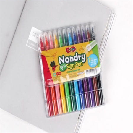 짱이상회 동아 토루 논드라이 향기사인펜 12색 미술용사인펜초등 초등준비물싸인펜