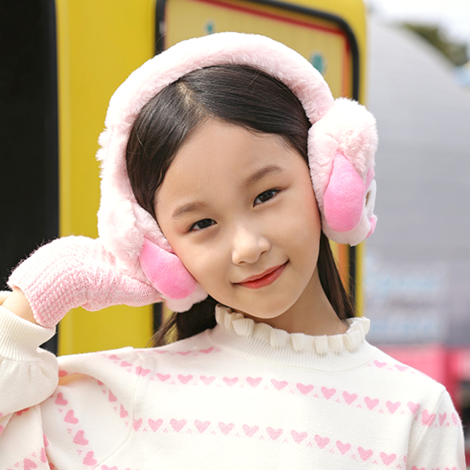 산리오 마이멜로디 코스튬 접이식 아동 어린이 초등 여아 귀마개 조카선물 방한 스키장 눈썰매 - 상세 이미지 3